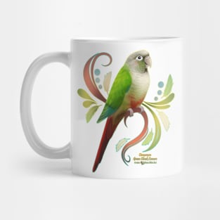 Cinnamon Green Cheek Conure Mug